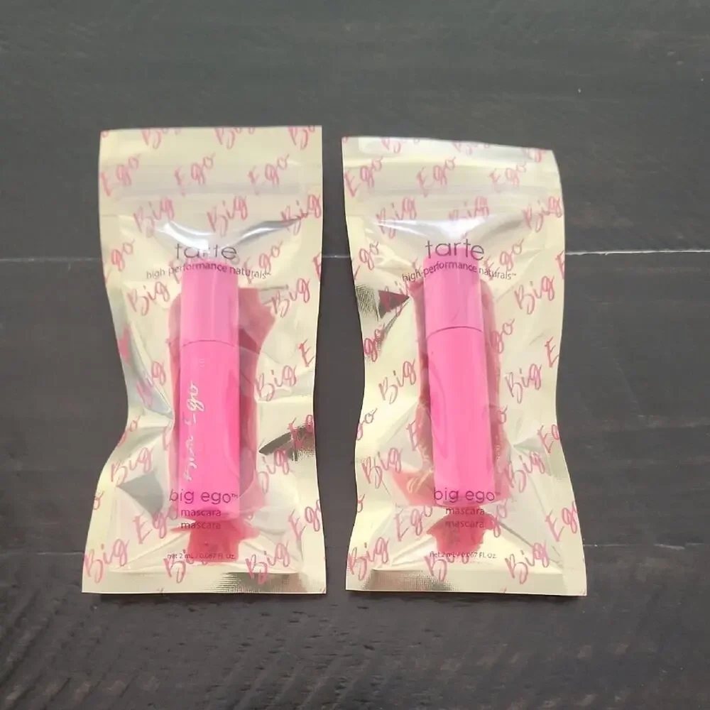 TARTE Big Ego Mascara Eyes Makeup Cosmetics Vegan 2 Deluxe Samples Black